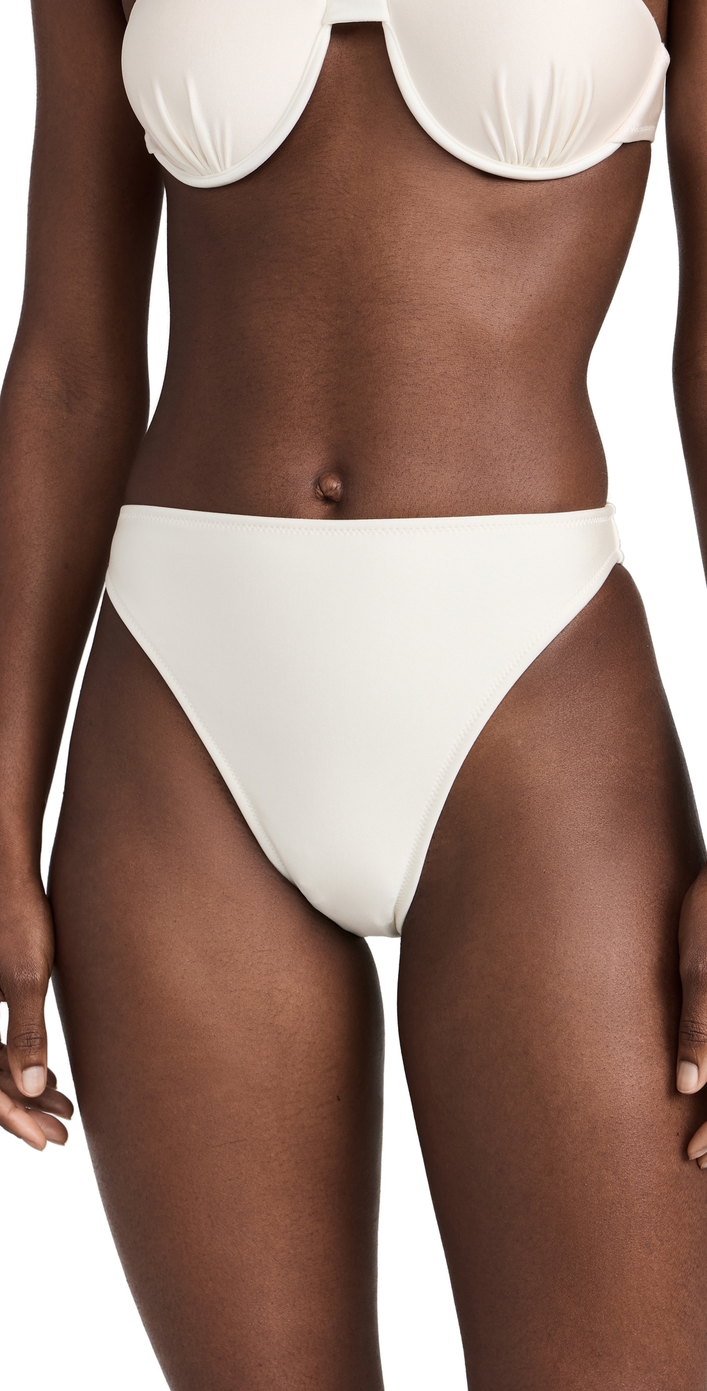 Shani Shemer Julie Bikini Bottoms Cream In Cream