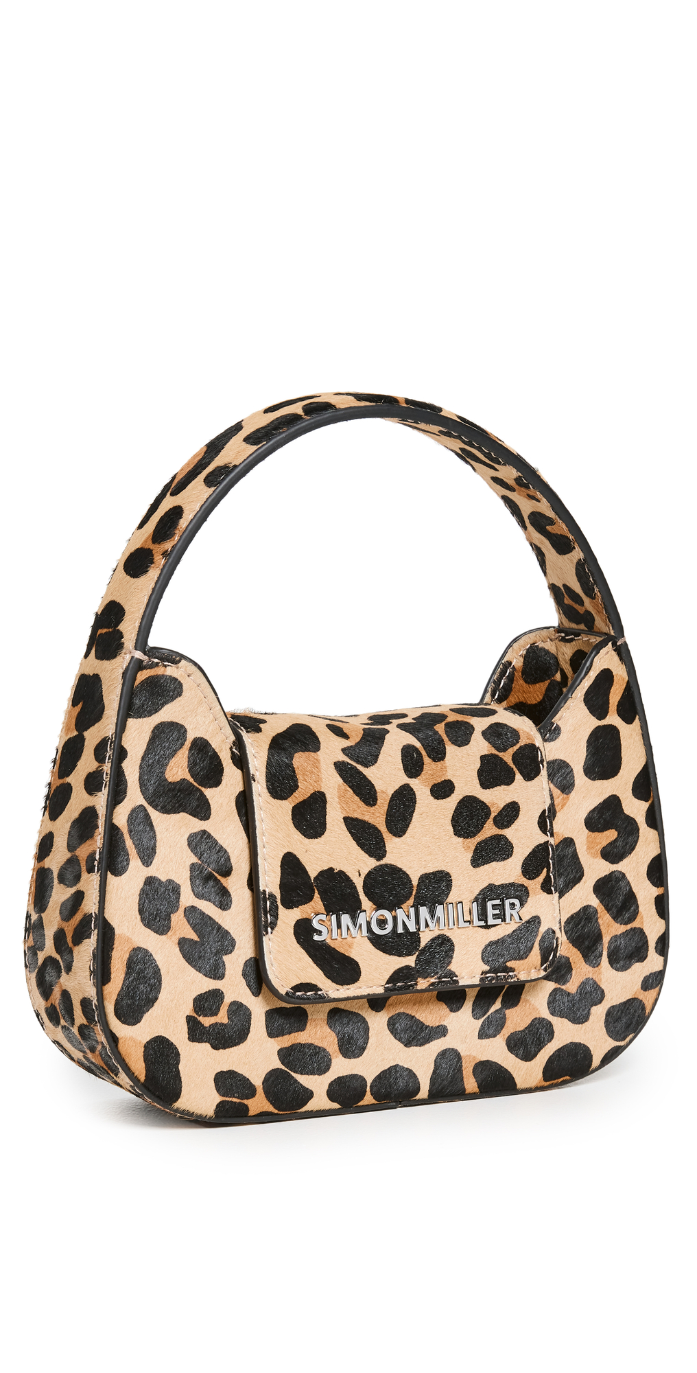Simon Miller Mini Retro Bag In Cheetah Scramble