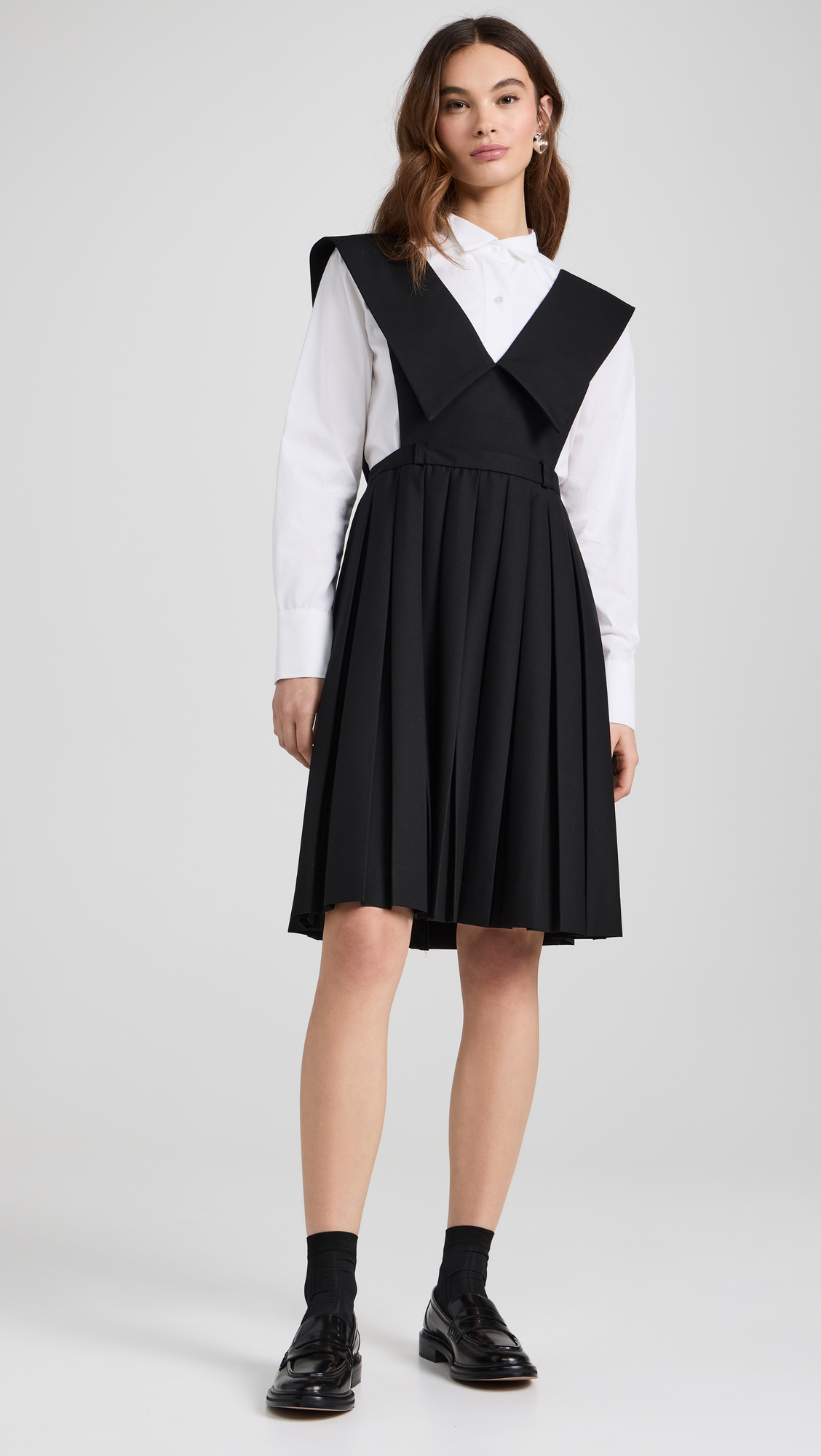 Sandy Liang Alps Pinafore Dress thumbnail