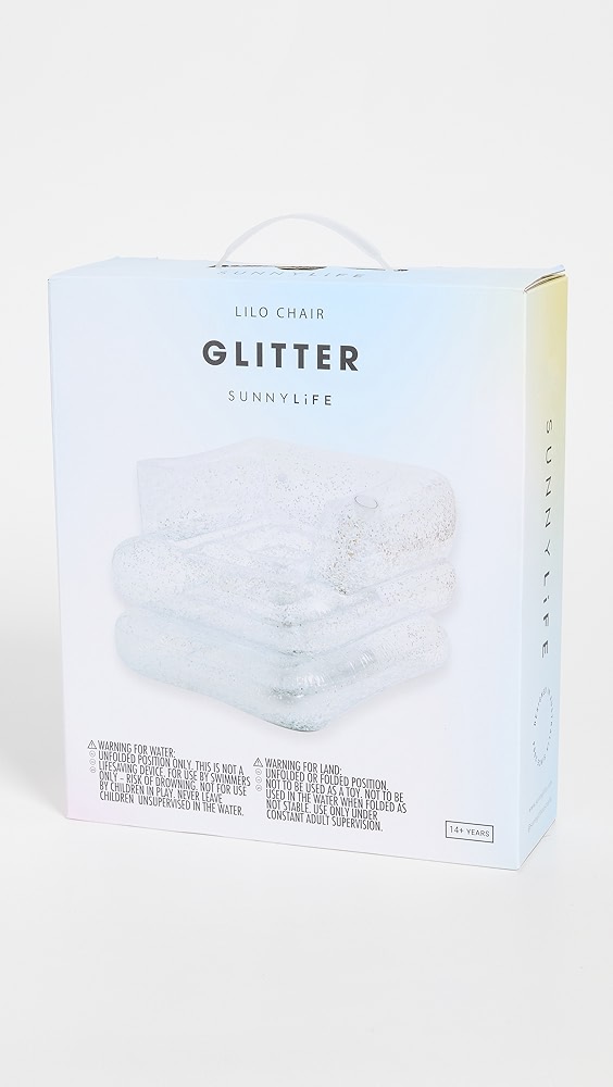 SunnyLife Inflatable Glitter Lilo Chair Pool Float Shopbop