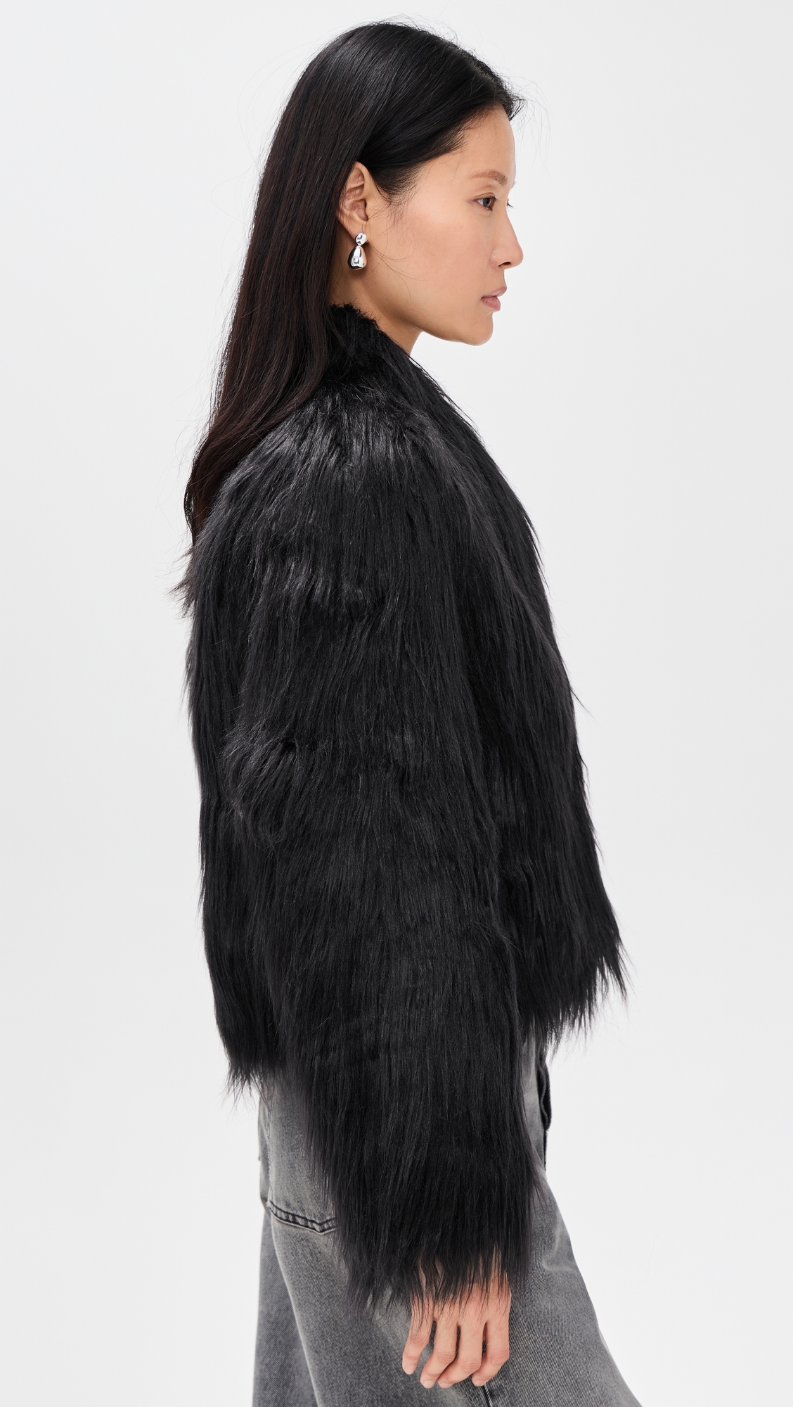 Simonett Faux Hair Jacket thumbnail