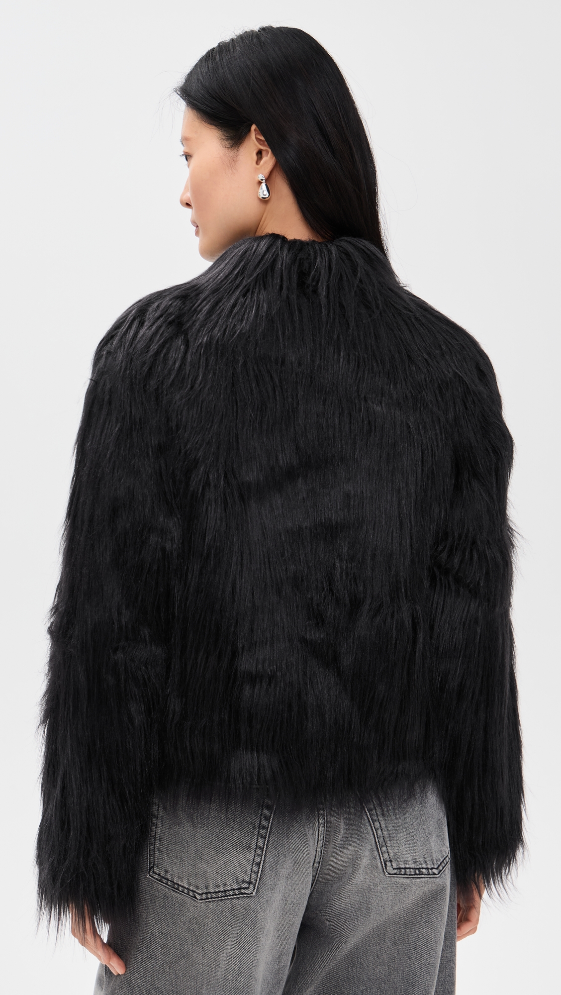 Simonett Faux Hair Jacket thumbnail