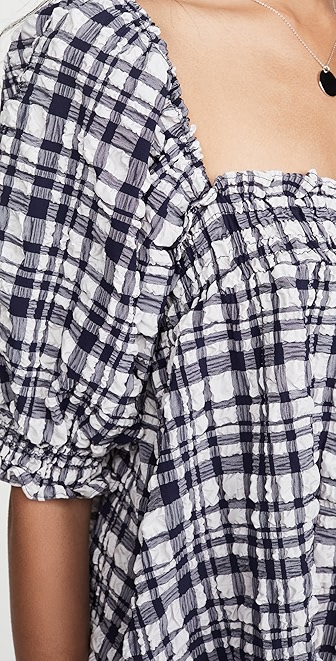 striped babydoll dress