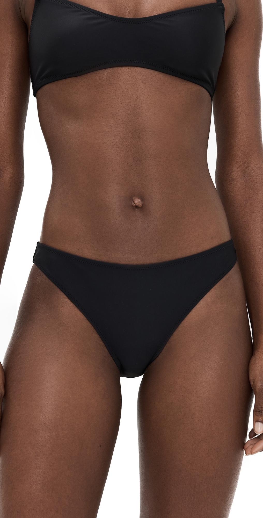 Solid & Striped The Rachel Bikini Bottoms Noir In Noir