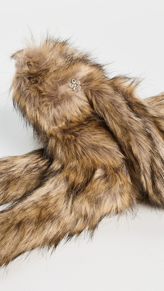 Simone Rocha Faux Fur Hare Crossbody Bag | Shopbop