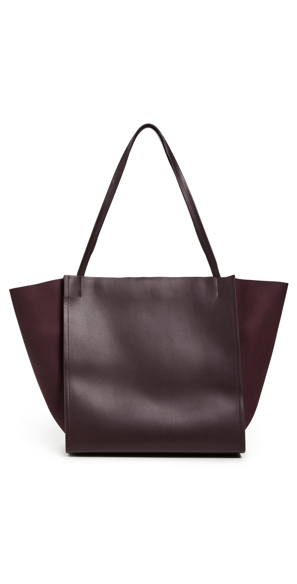 St Agni Wonton Tote Coffee In Brown