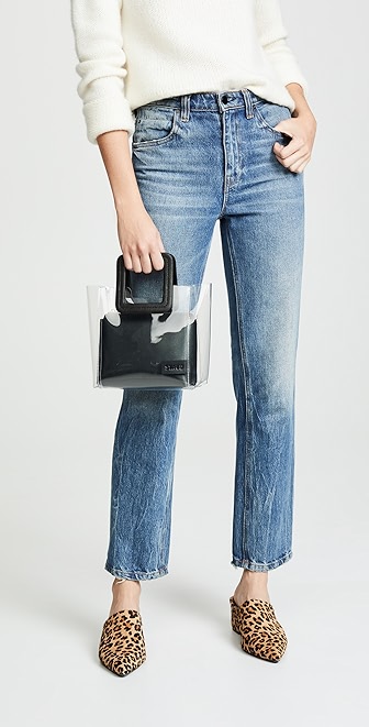 staud mini shirley bag black