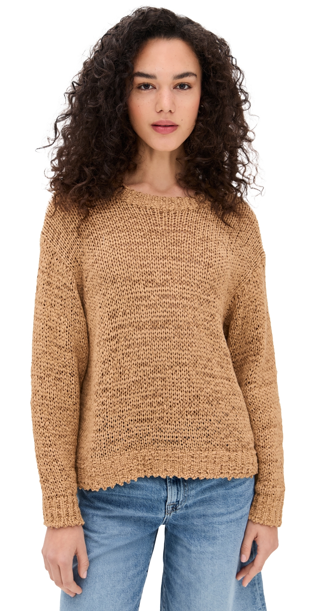 Staud Cala Sweater Camel In Camel