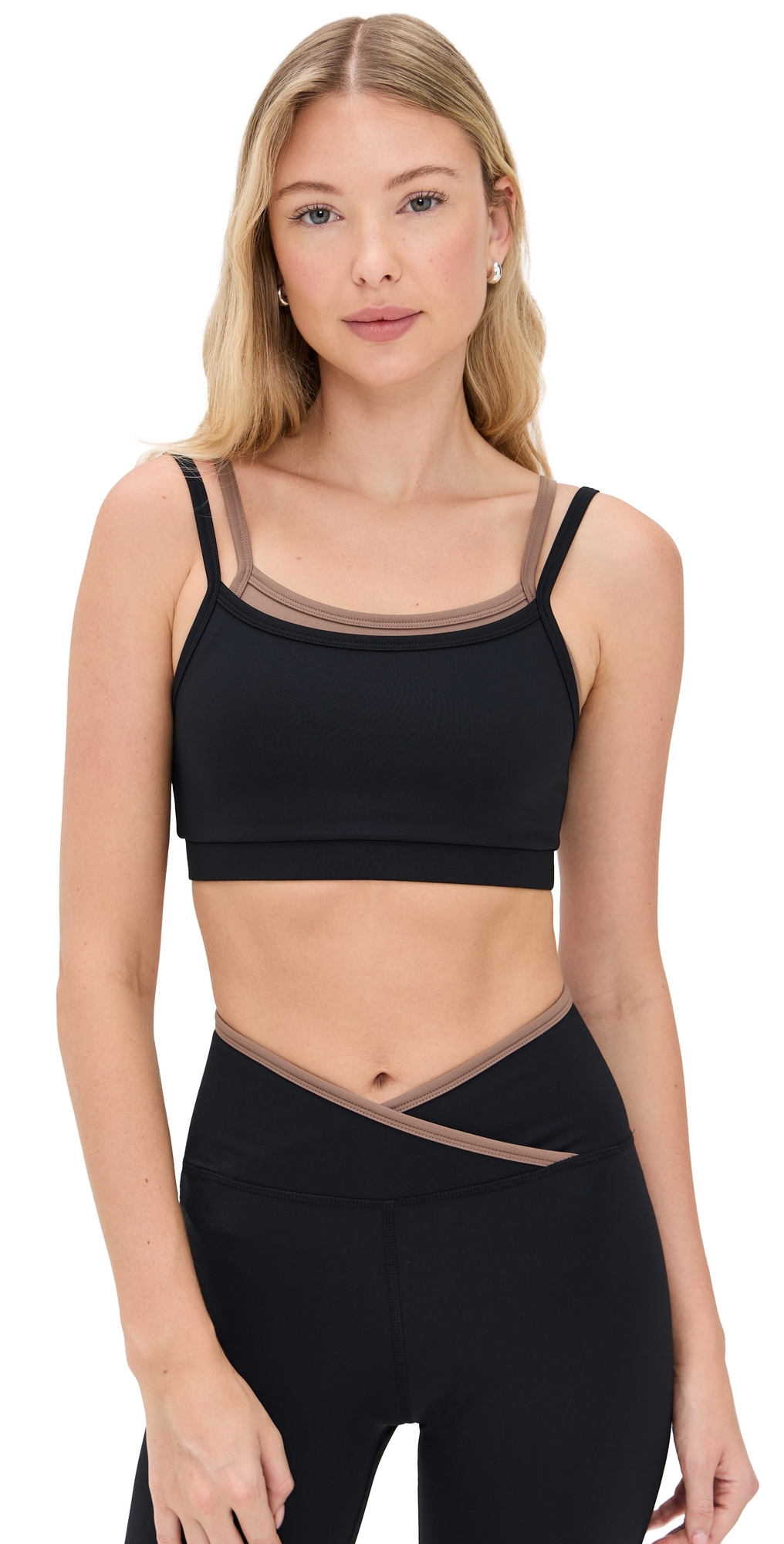 Strut This The Rhodes Bra Black/malt In Black