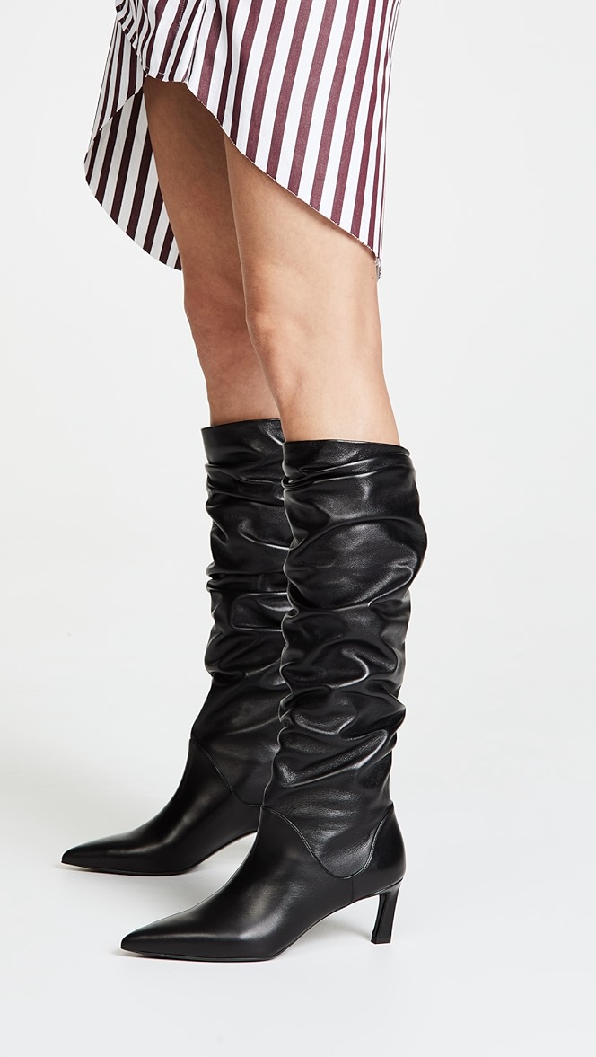 stuart weitzman scrunchy boot