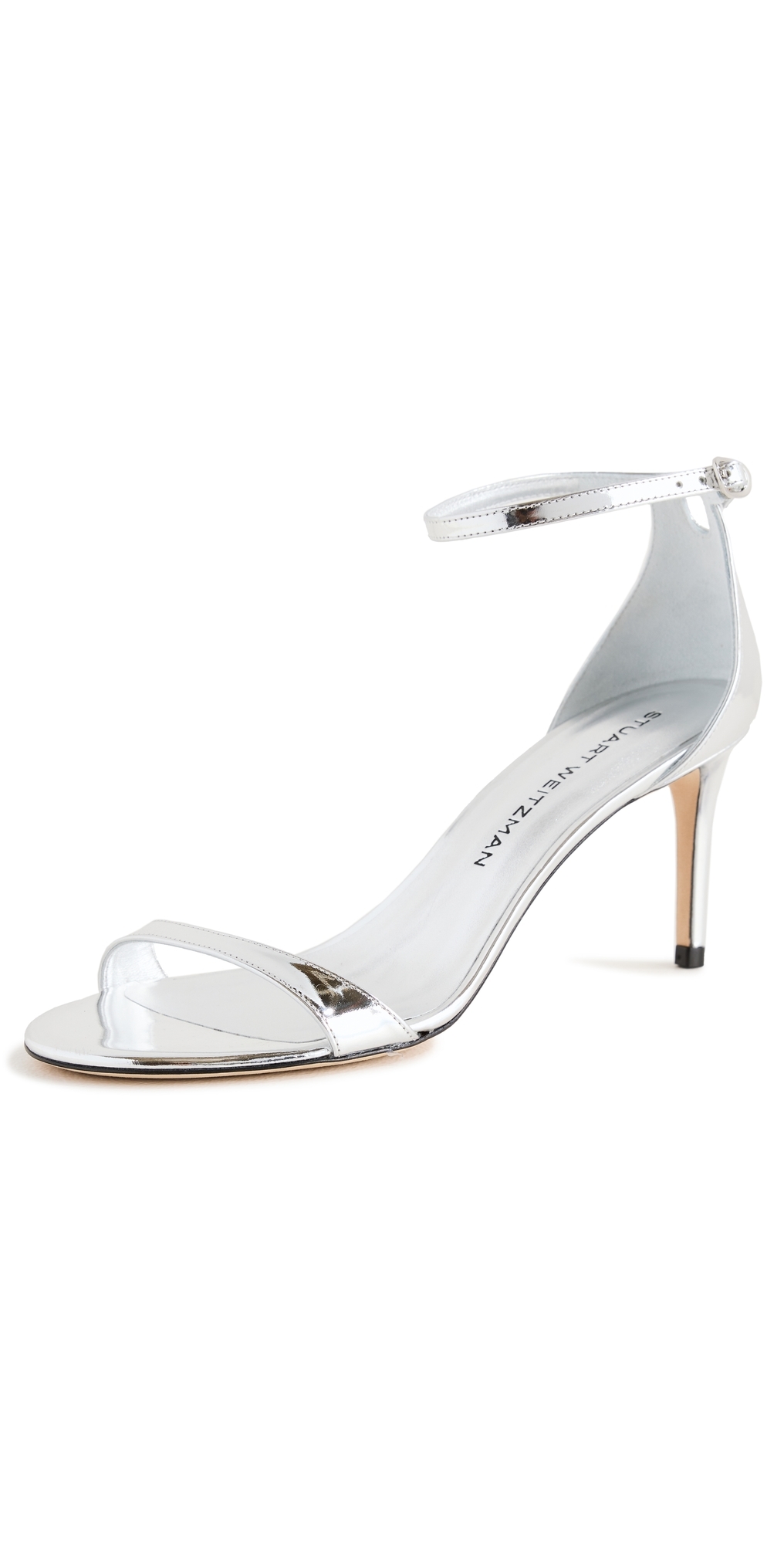 Stuart Weitzman Nudistarc Sandals 75mm Silver In Silver