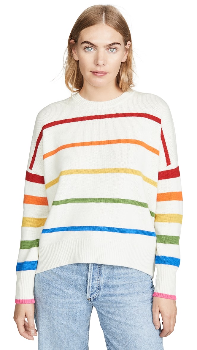 sundry rainbow sweatshirt