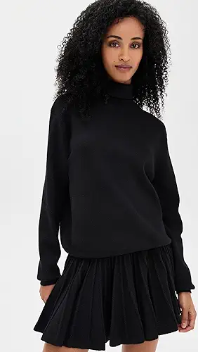 Susana Monaco Oversized Turtleneck Sweater 11"