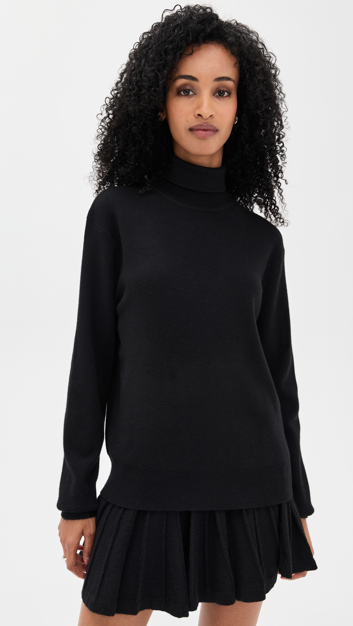 Susana Monaco Oversized Turtleneck Sweater 11"