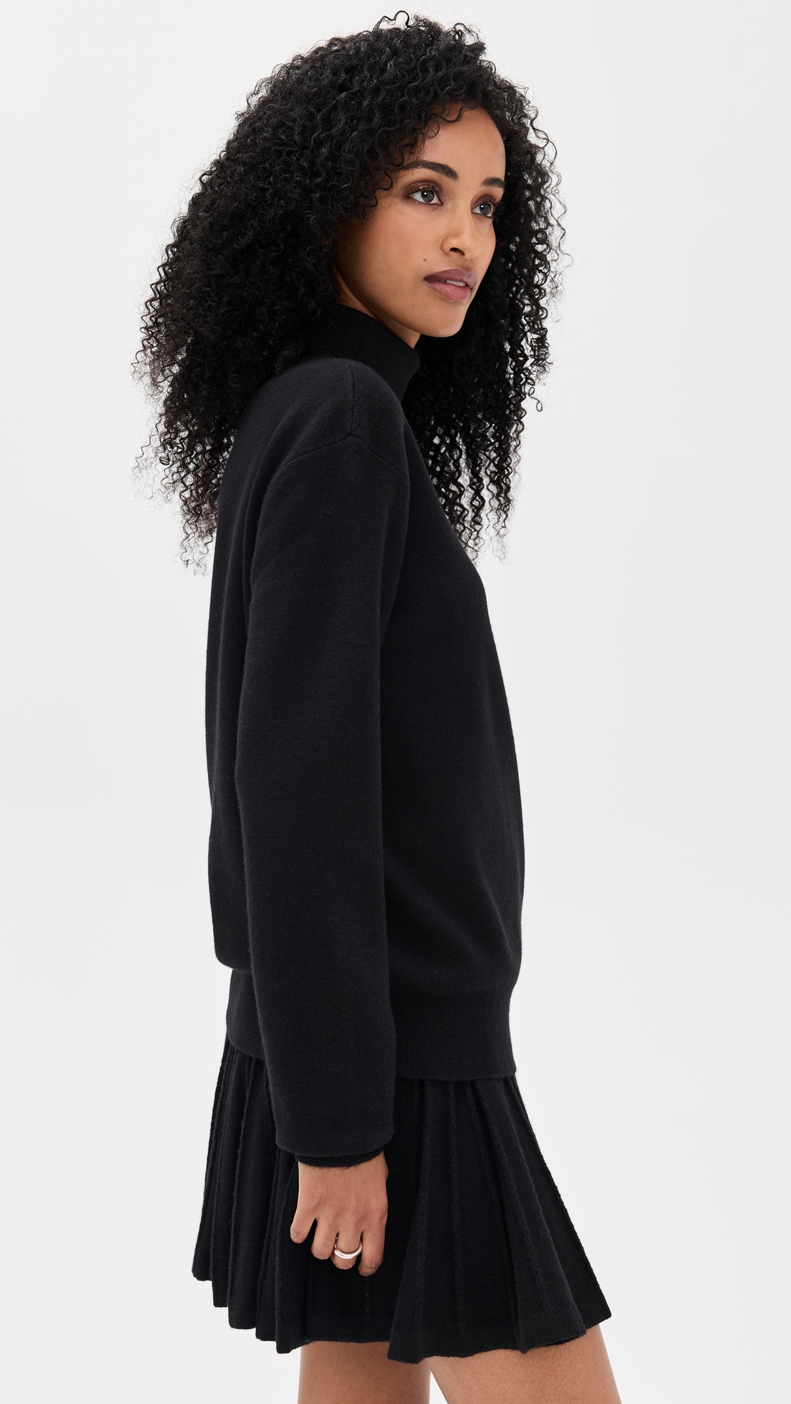 Susana Monaco Oversized Turtleneck Sweater 11"