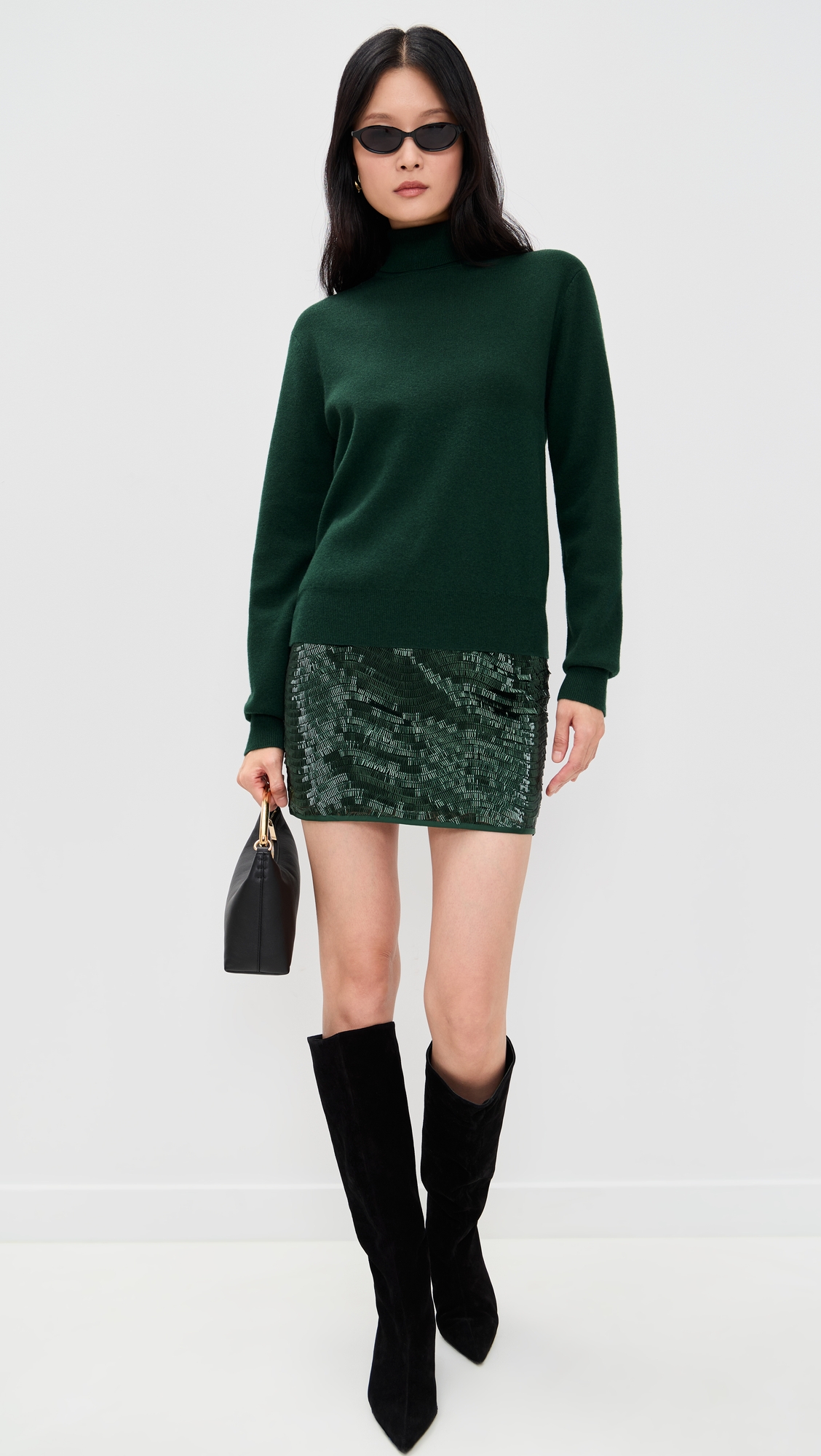 Susana Monaco Oversized Turtleneck Sweater