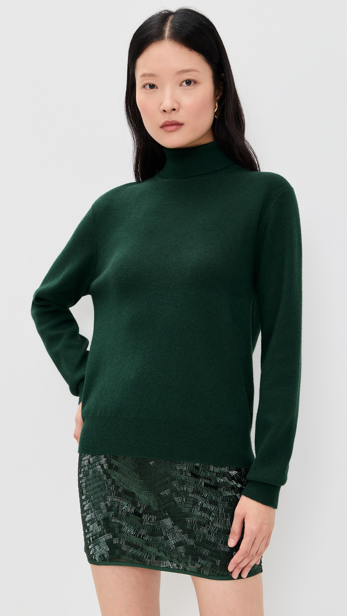 Susana Monaco Oversized Turtleneck Sweater thumbnail