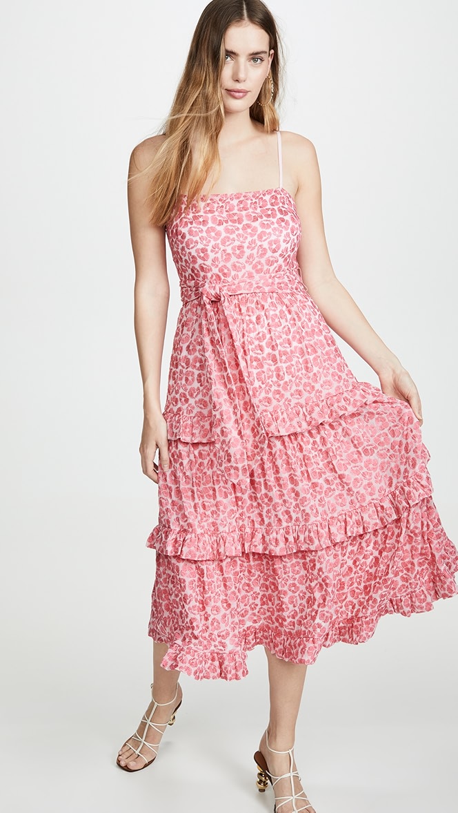 la maison talulah mellifluous midi dress