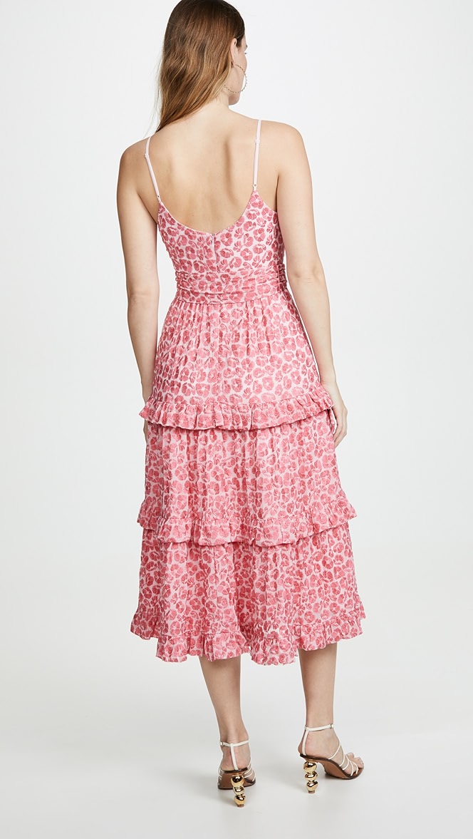 la maison talulah mellifluous midi dress