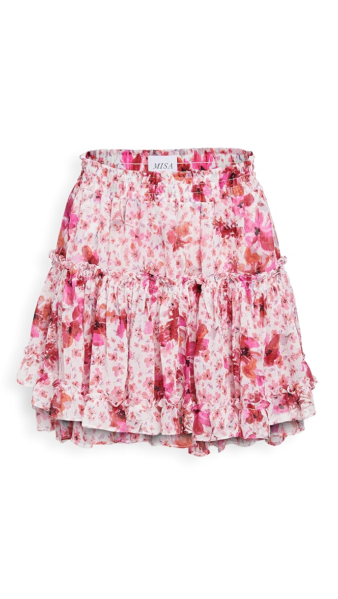 Misa marion ruffle skirt clearance