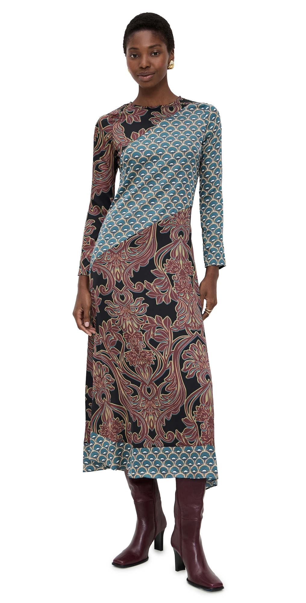 Misa Mojave Dress Studded Dandelion Mx In Multi