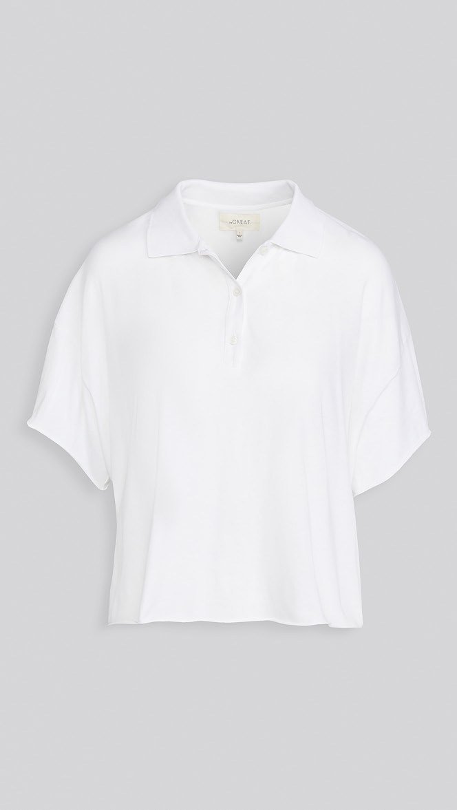 The great cropped polo tee clearance