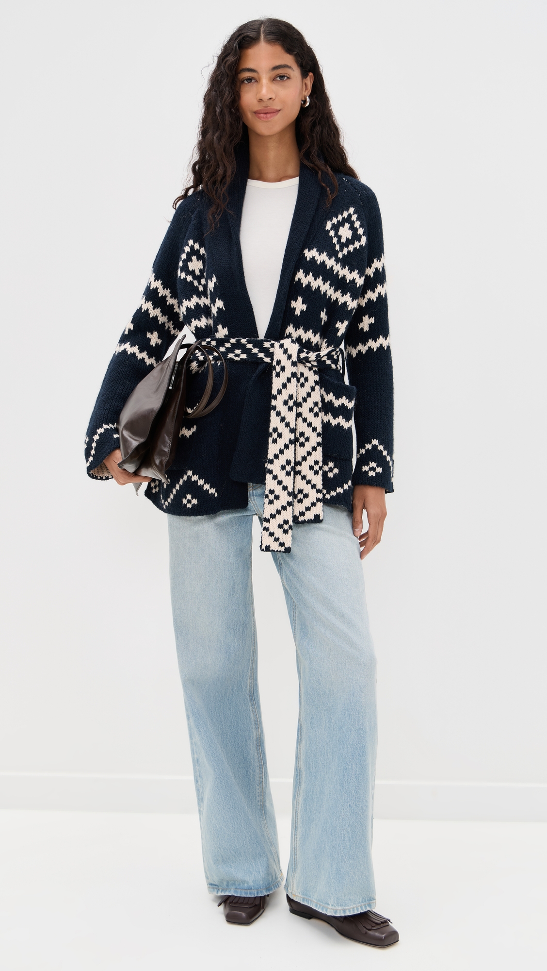 THE GREAT. The Slouch Wide Leg Jeans thumbnail