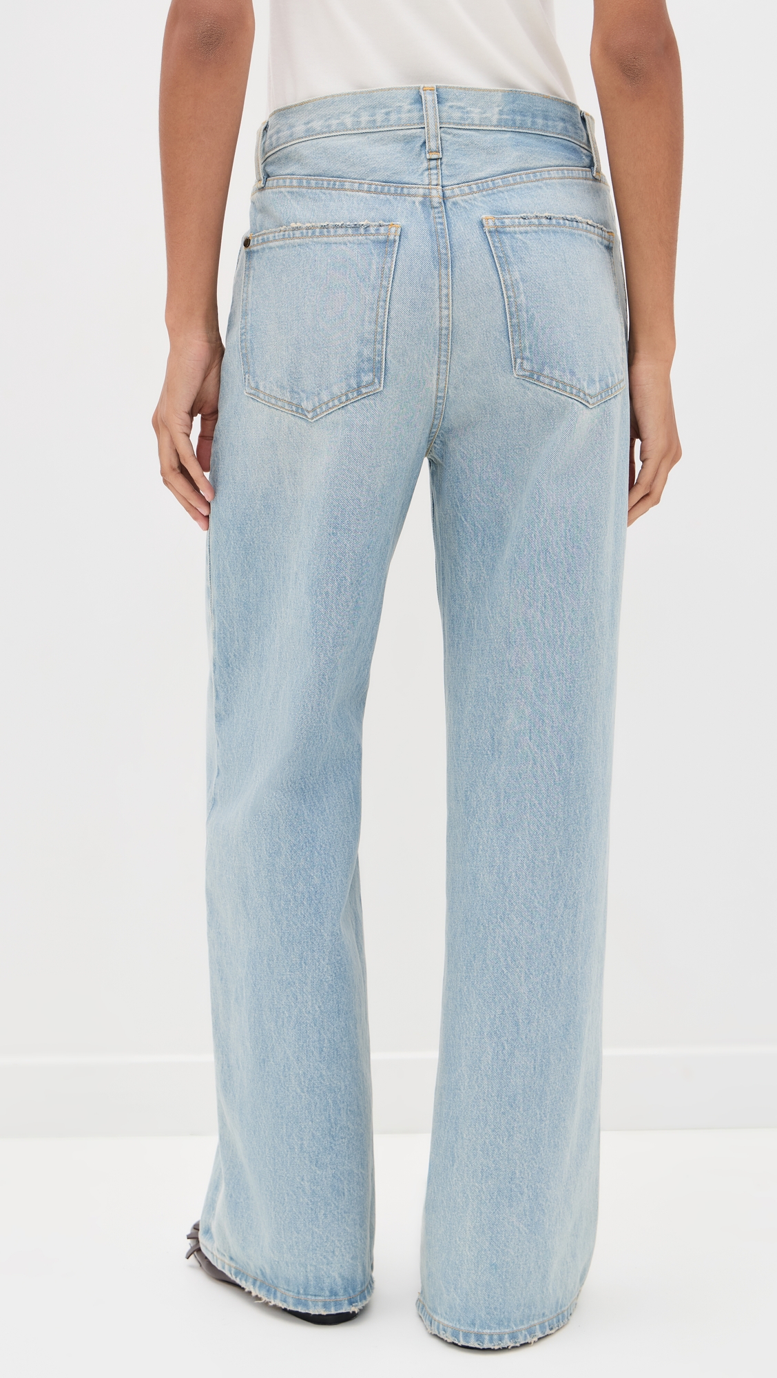 THE GREAT. The Slouch Wide Leg Jeans thumbnail
