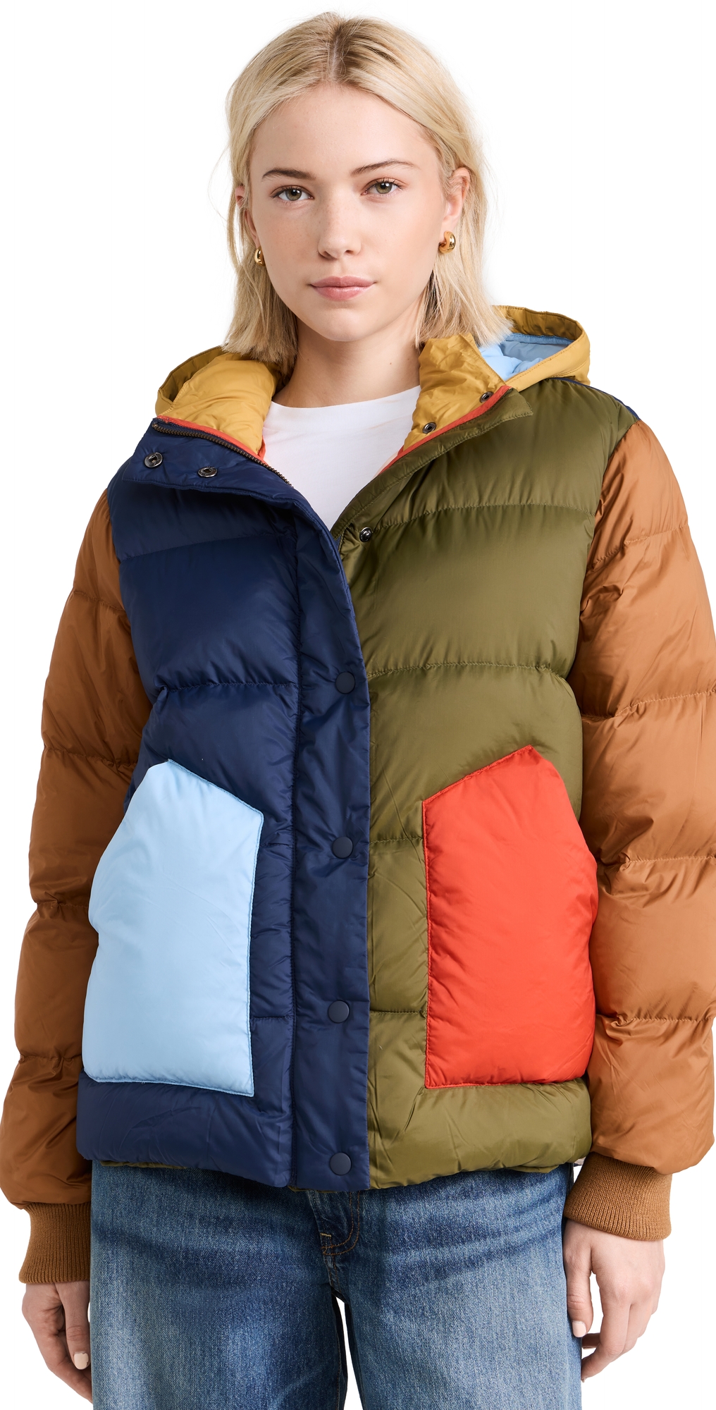 The Great Outdoors The Down Puller Puffer In Apalachian Colorblock