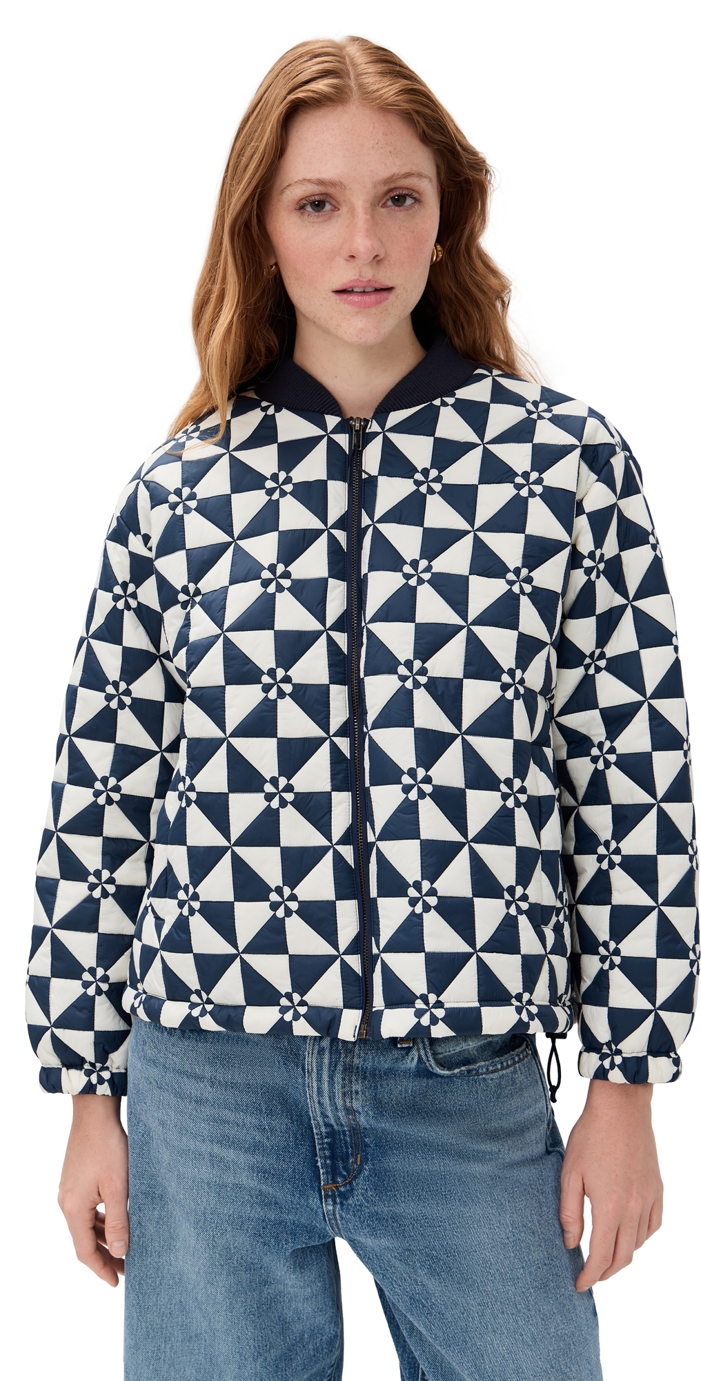 The Great Outdoors The Alps Puffer Jacket Quilted Vintage Navy In Blue