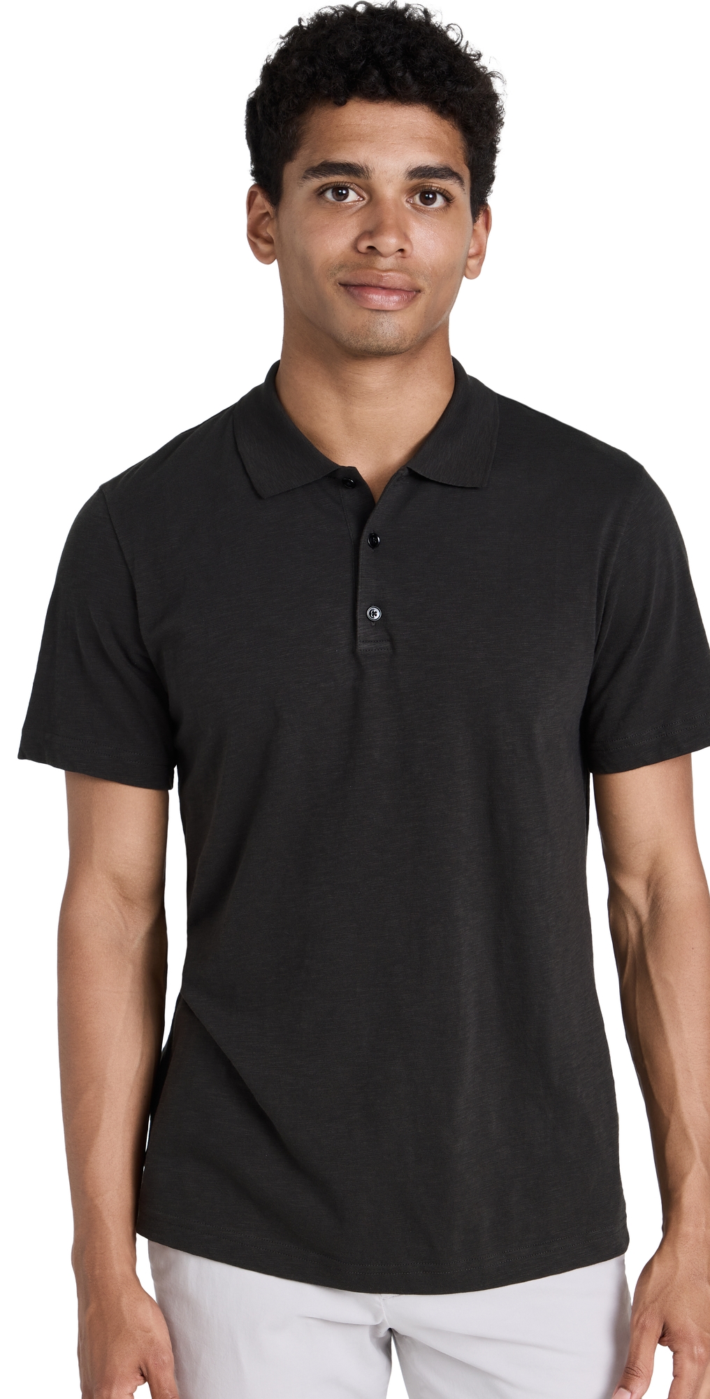 Theory Bron D Cosmos Polo Black XL