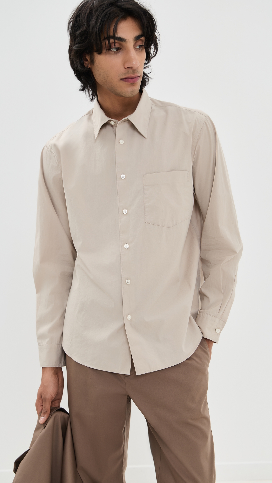 Theory Fluid Cotton Weekend Shirt | Shopbop