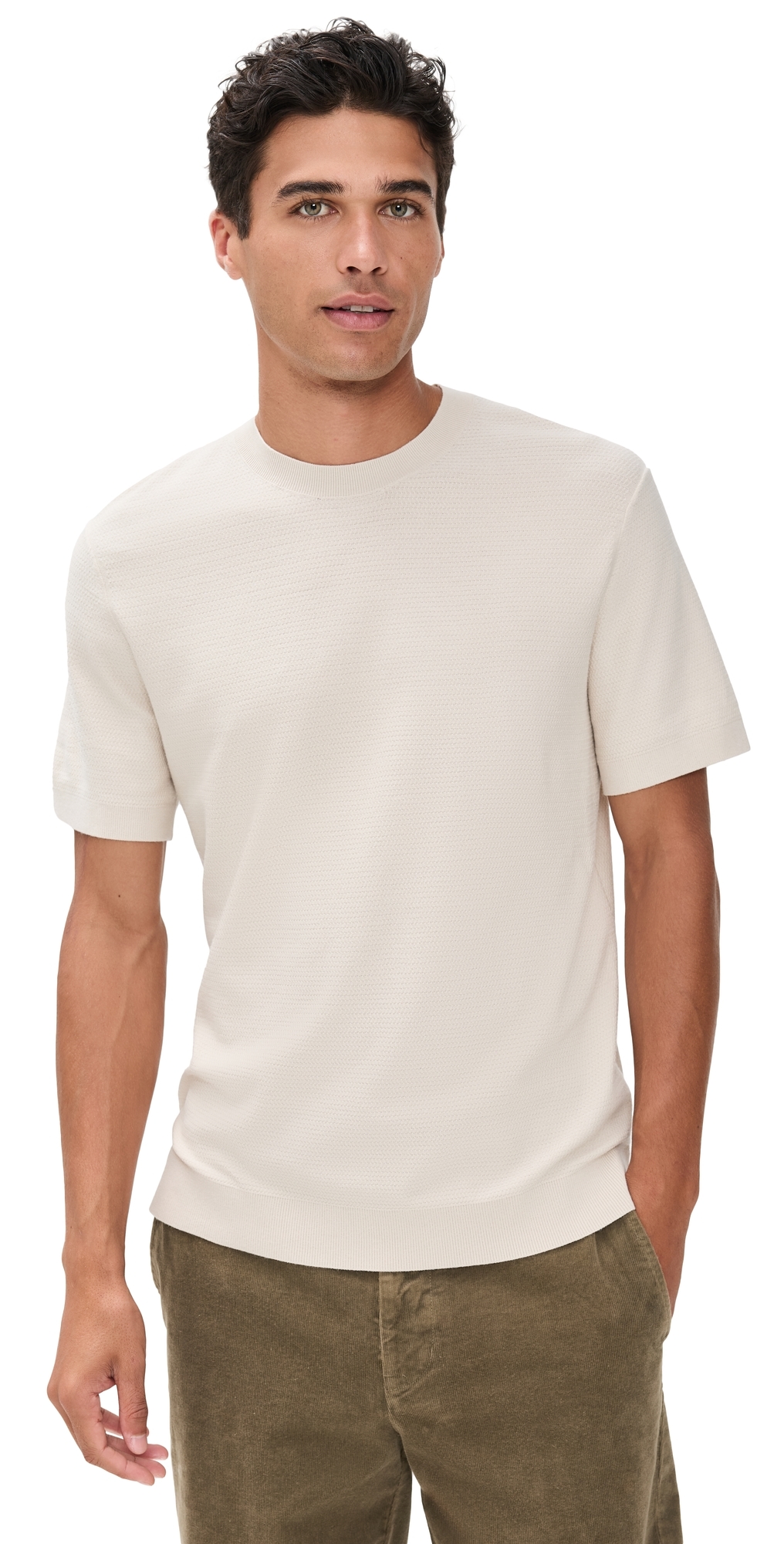 Theory Soris T-light Crewneck T-shirt In White