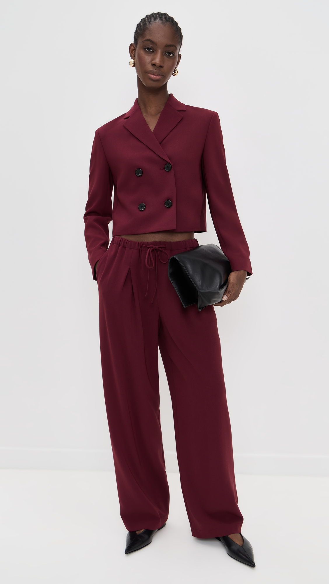 Theory Crop Double-Breasted Jacket thumbnail