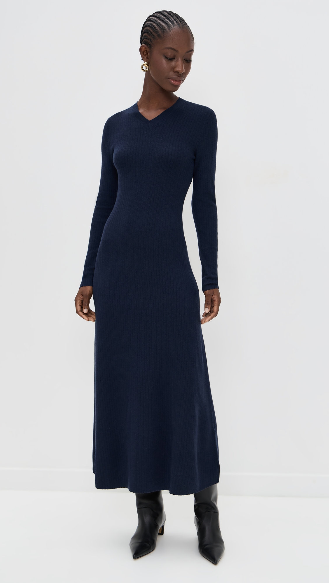 Theory High V Neck Dress thumbnail