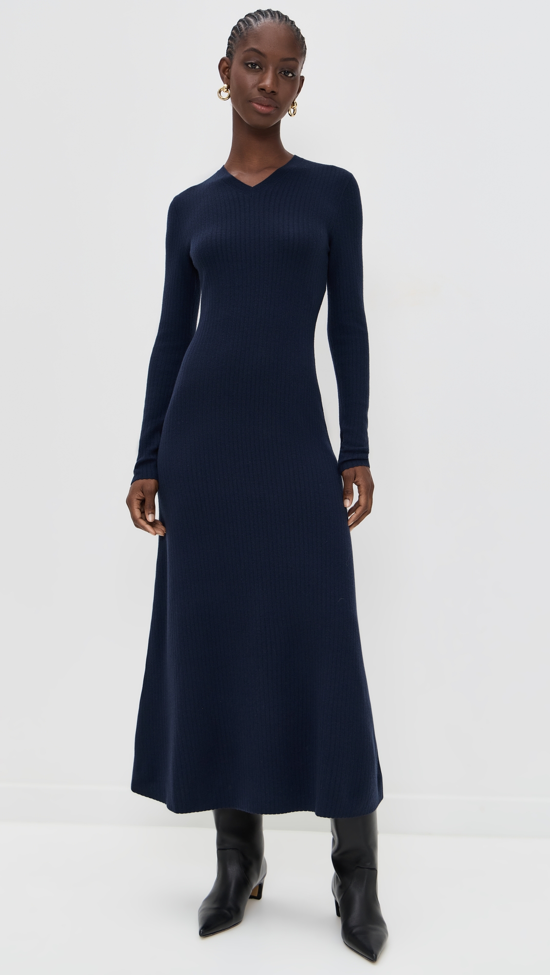 Theory High V Neck Dress thumbnail