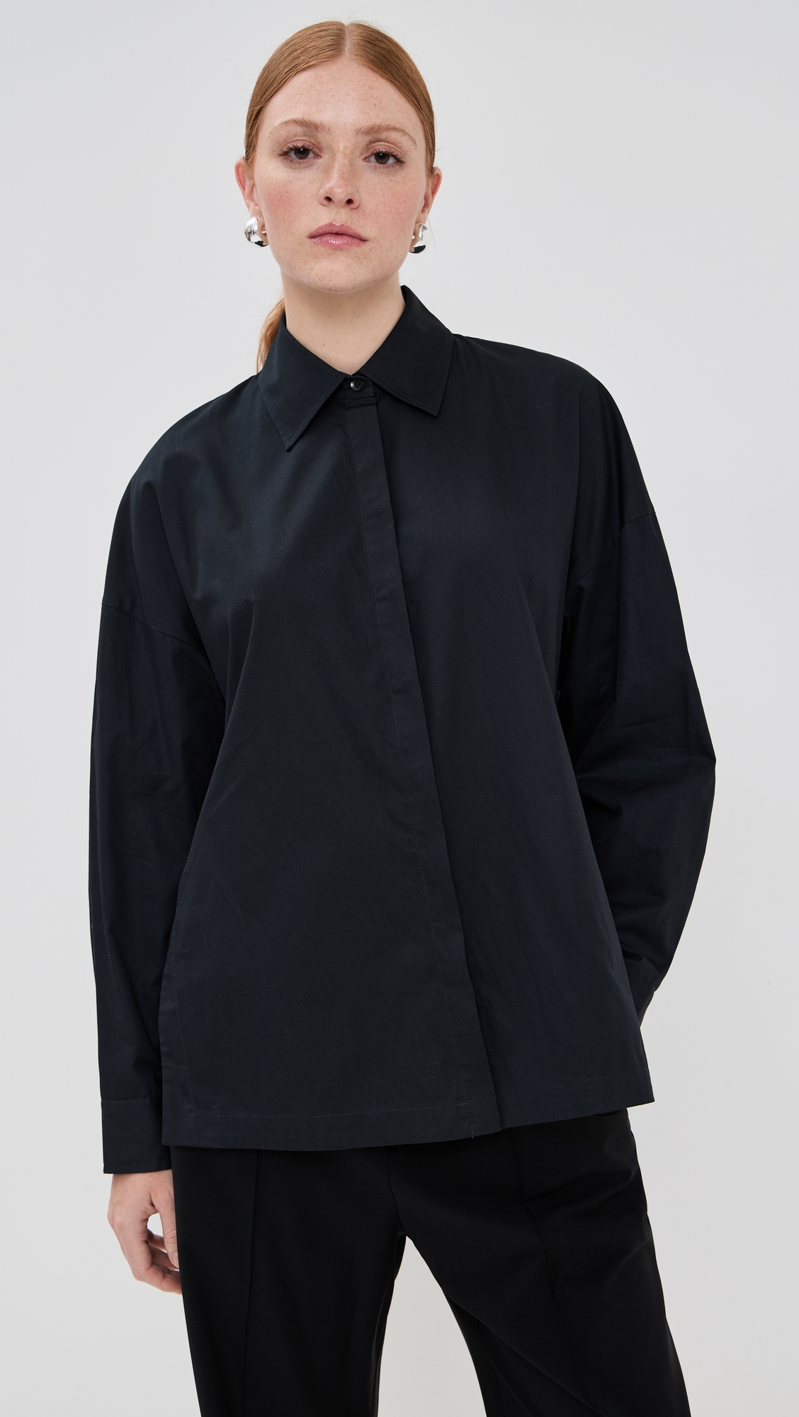 Tibi Shirting Gabe Oversized Shirt