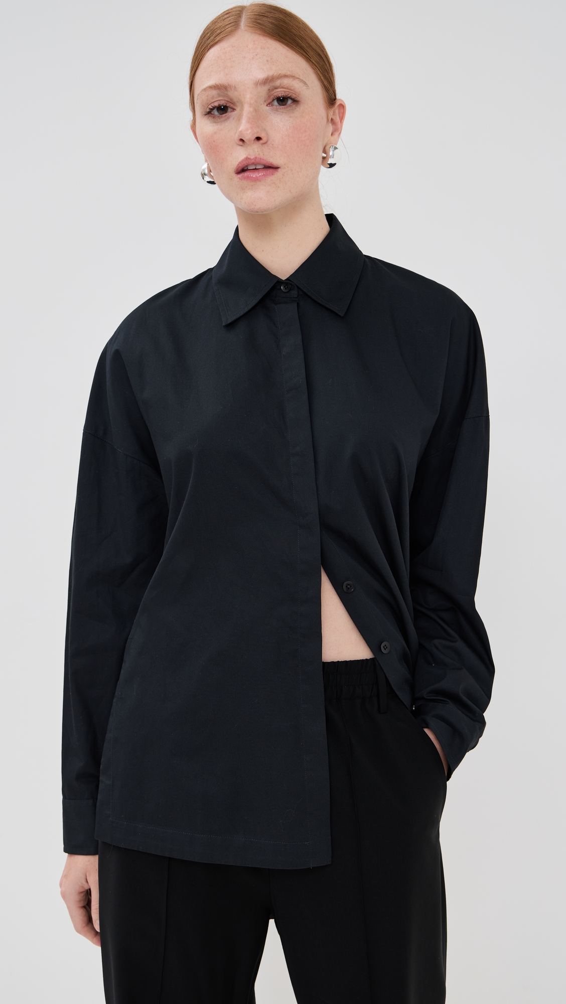 Tibi Shirting Gabe Oversized Shirt