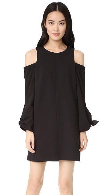 tibi black dress