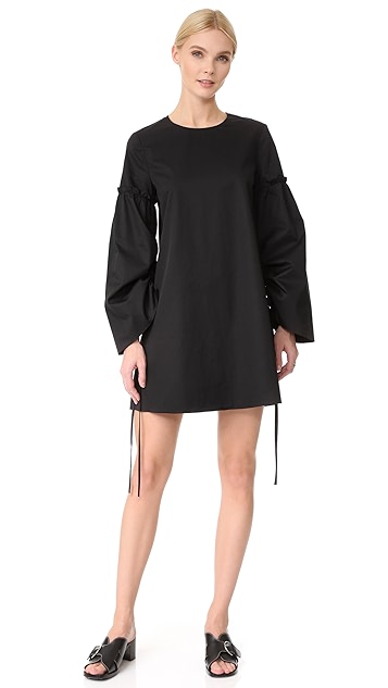 tibi black dress