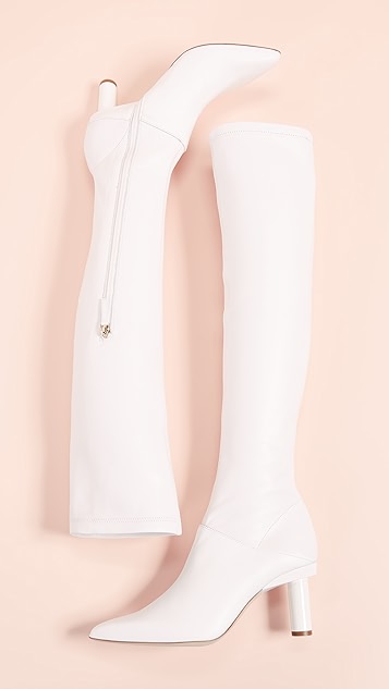 tibi white boots