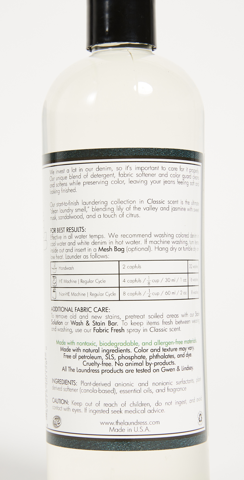 laundress denim wash