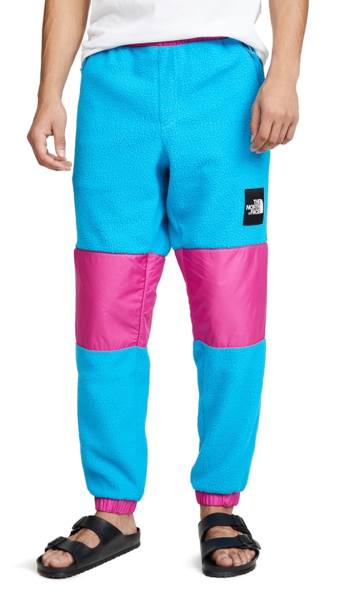 the north face cover logo fleece joggers