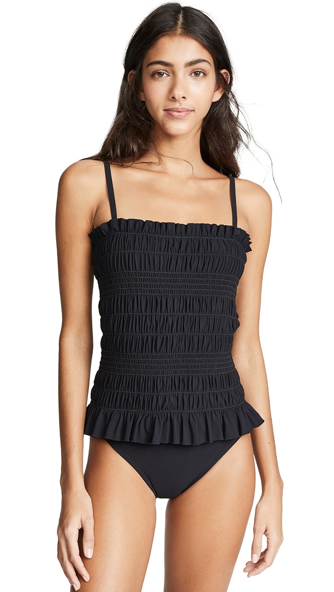 Tory burch smocked one piece swimsuit Outlet