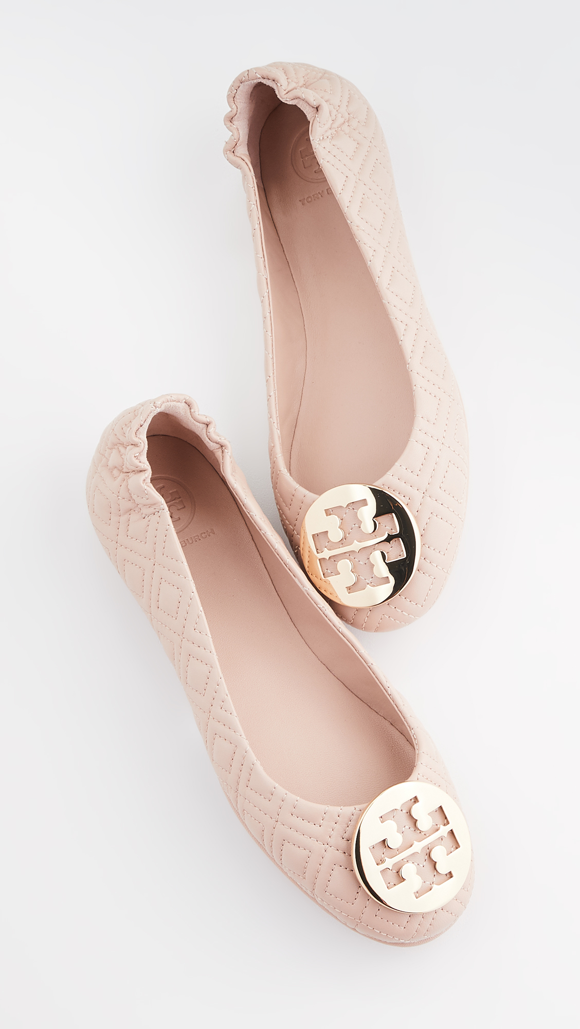 Tory Burch Quilted Minnie Flats