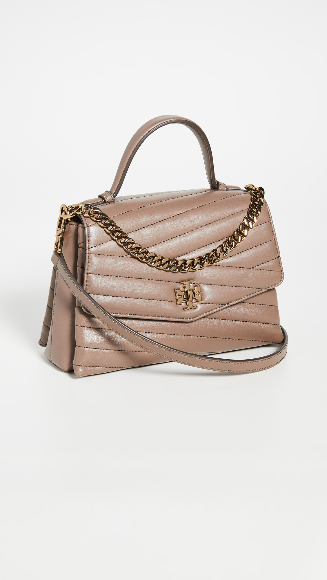 Tory Burch Kira Chevron Small Top-Handle Satchel