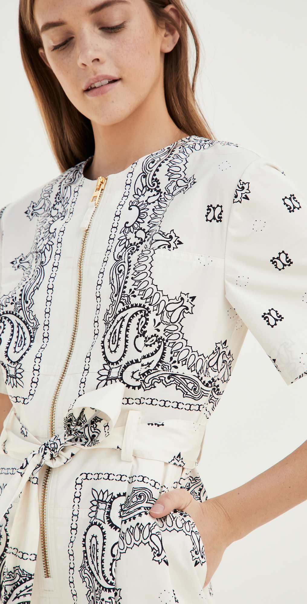 Tory burch bandana jumpsuit clearance