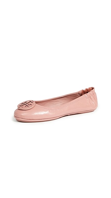 Minnie travel ballet with leather logo clearance