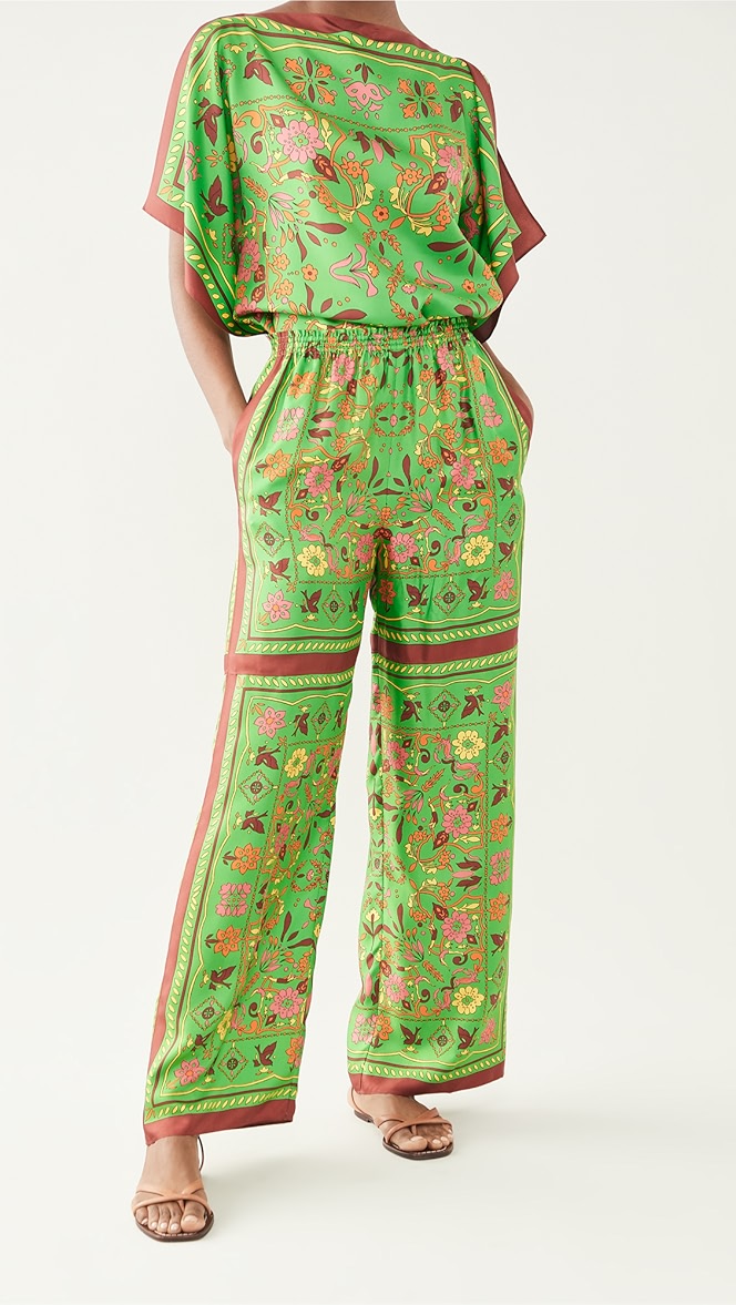 Tory burch silk pants clearance