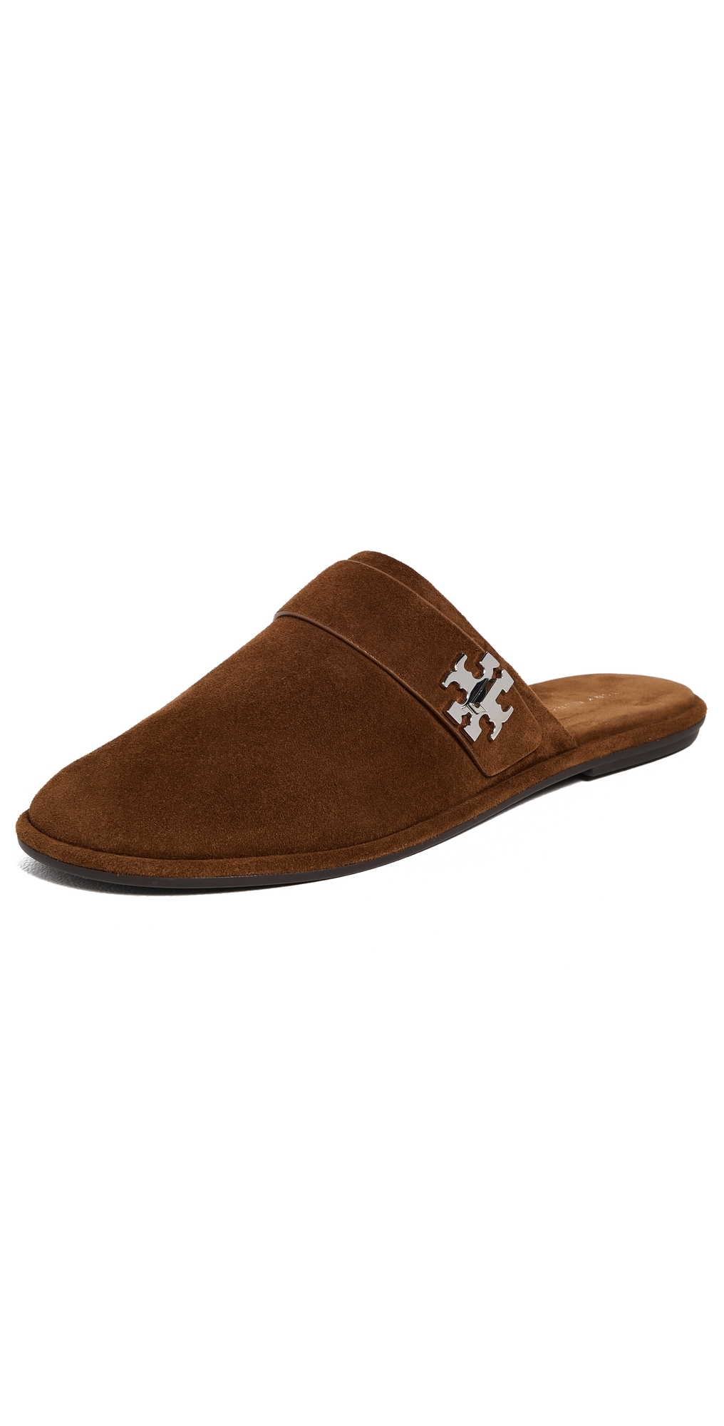 Tory Burch Turnlock Mules Cognac Brown In Brown